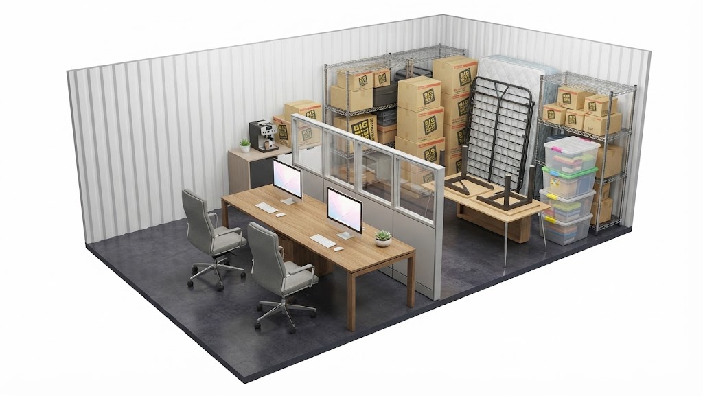 Büro mit Lager